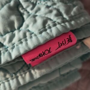 Betsey Johnson Quilted Blue Fabric